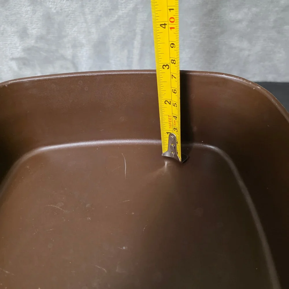 Thermo Serv Insulated Dish Vintage Gold Square GOOD Retro Kitchen  Serving
